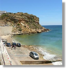 Praia do Burgau slipway