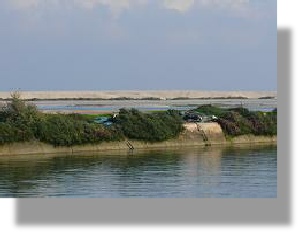 Fuseta Island beach reached by ferry