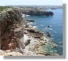 rugged rocky coastline of Carrapateira