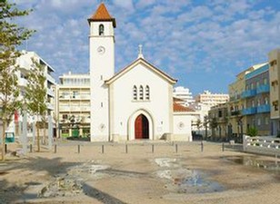 Armacao de Pera church square Igreja de N.� Senhora