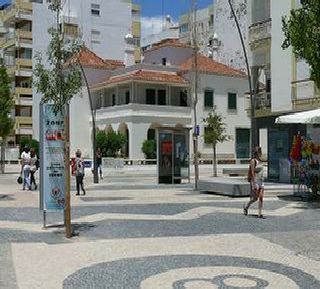 Armacao de Pera casino builing part of the tourist office & craft fair